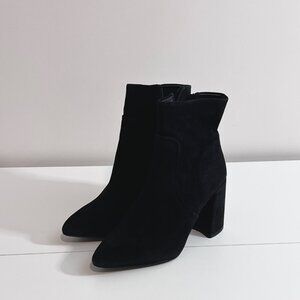 Steve Madden Block Heel Suede Boots Size 6